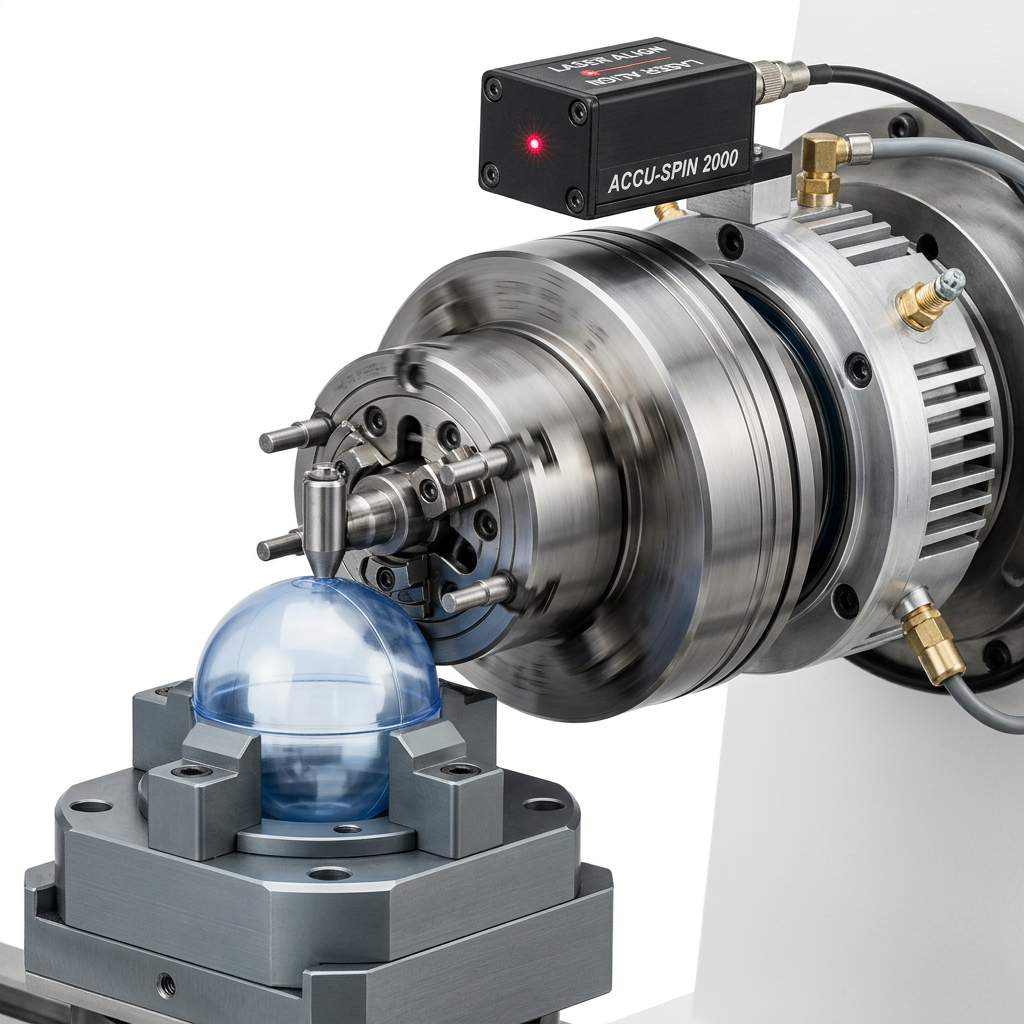 High-Speed Servo Spinning Head and Lower Tooling Fixture Nest