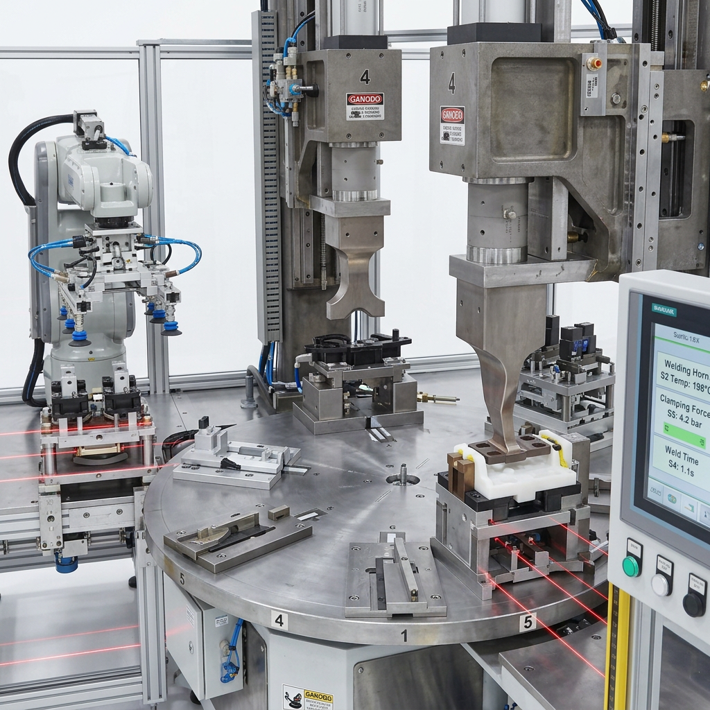 Multi-Station Rotary Indexing Ultrasonic Automation Welding Machine (UL-AUTO6)