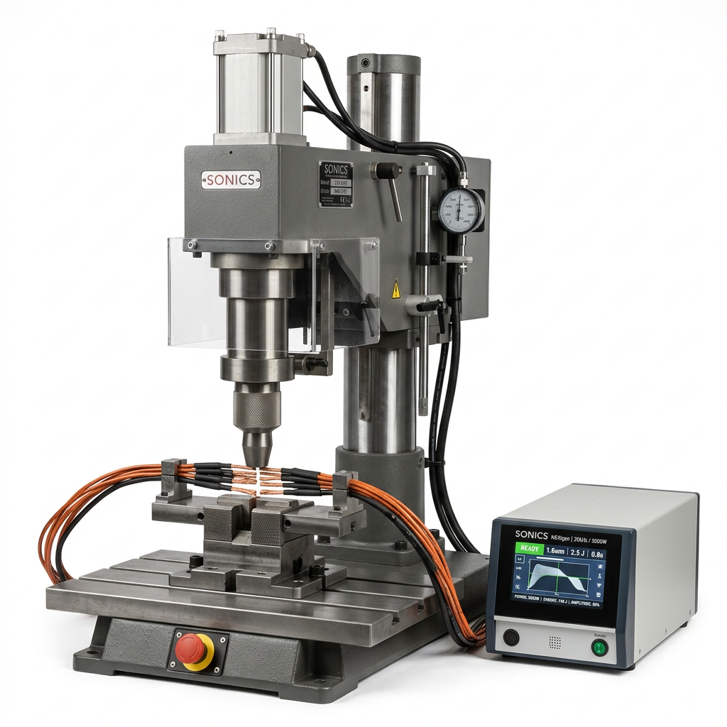Industrial Ultrasonic Metal Welder for Wire Harness and Battery Terminals