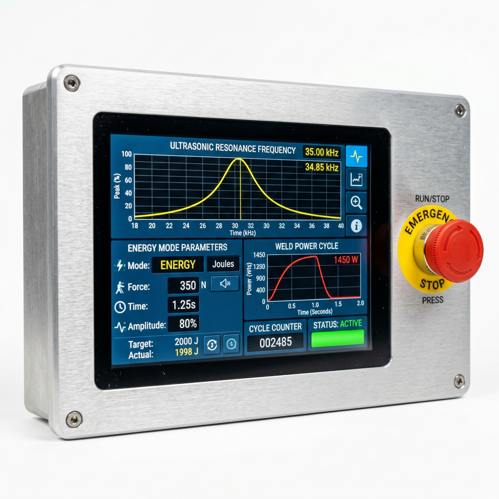 Intelligent Auto-tuning Digital Generator Touchscreen Interface
