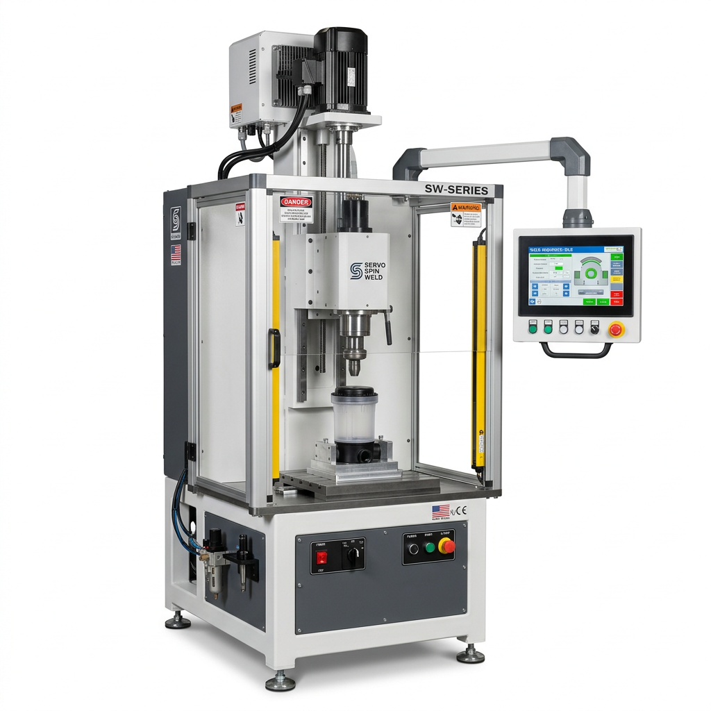 Industrial Servo Spin Welding Machine for Circular Plastic Parts