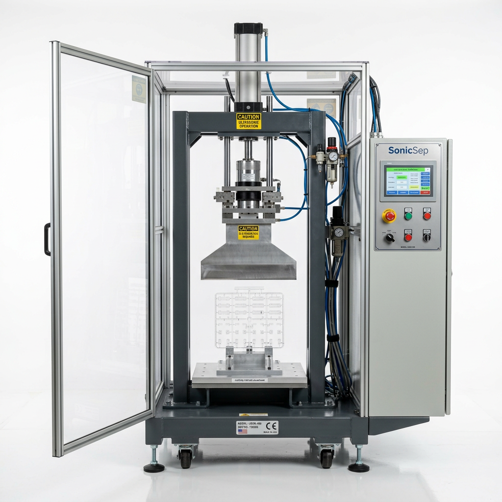 Industrial Ultrasonic Degating and Runner Separation Machine