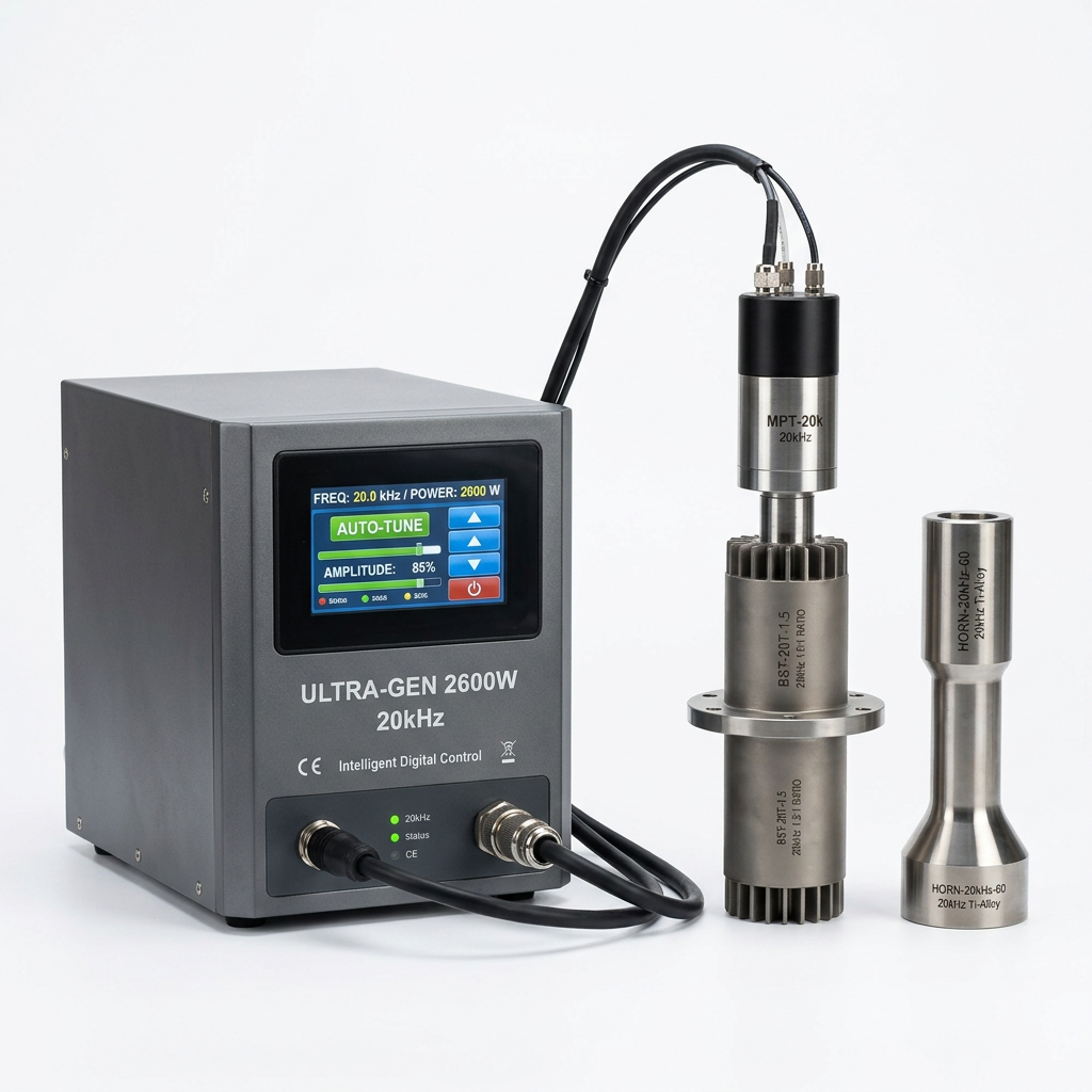 Intelligent Digital Ultrasonic Generator & Piezoelectric Transducer Kit (UL-G2000)