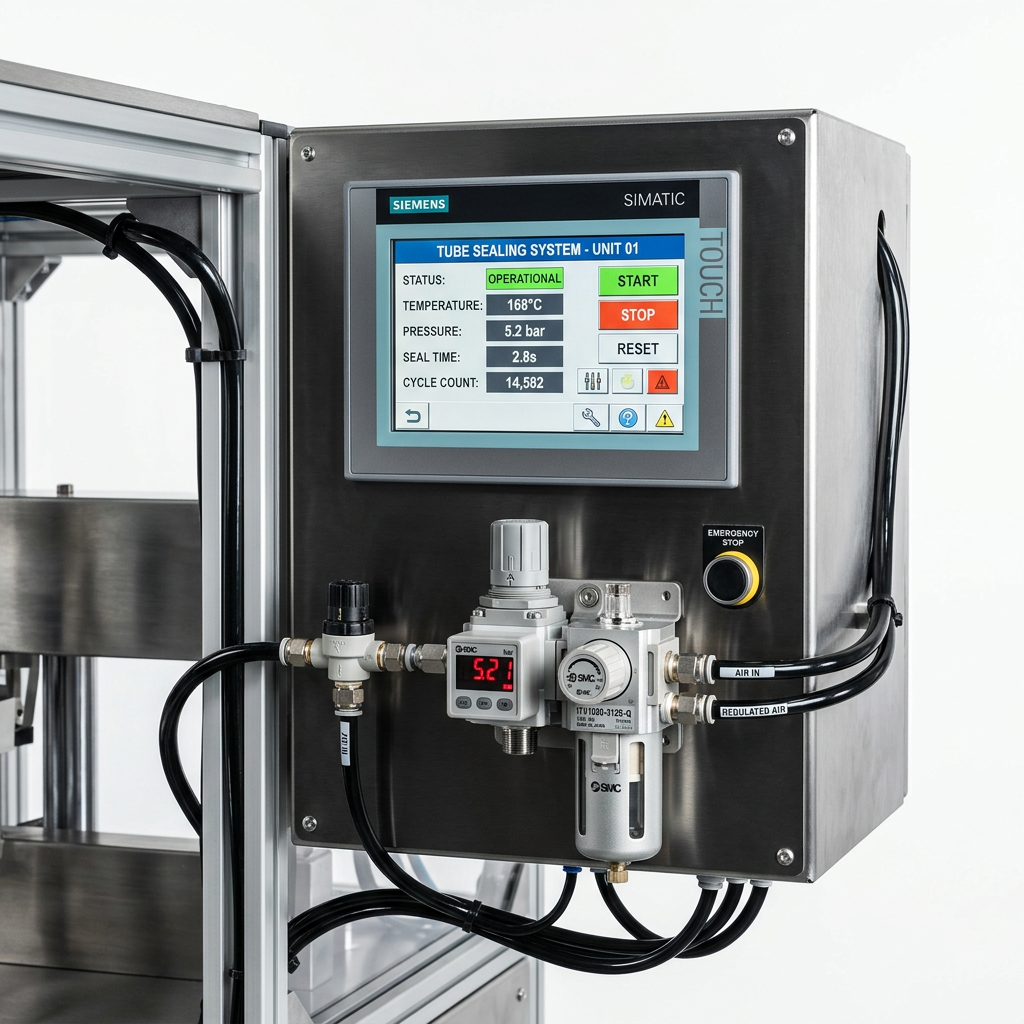 Semi-Automatic Ultrasonic Plastic Tube Sealing & Trimming Machine (UL-TS20)