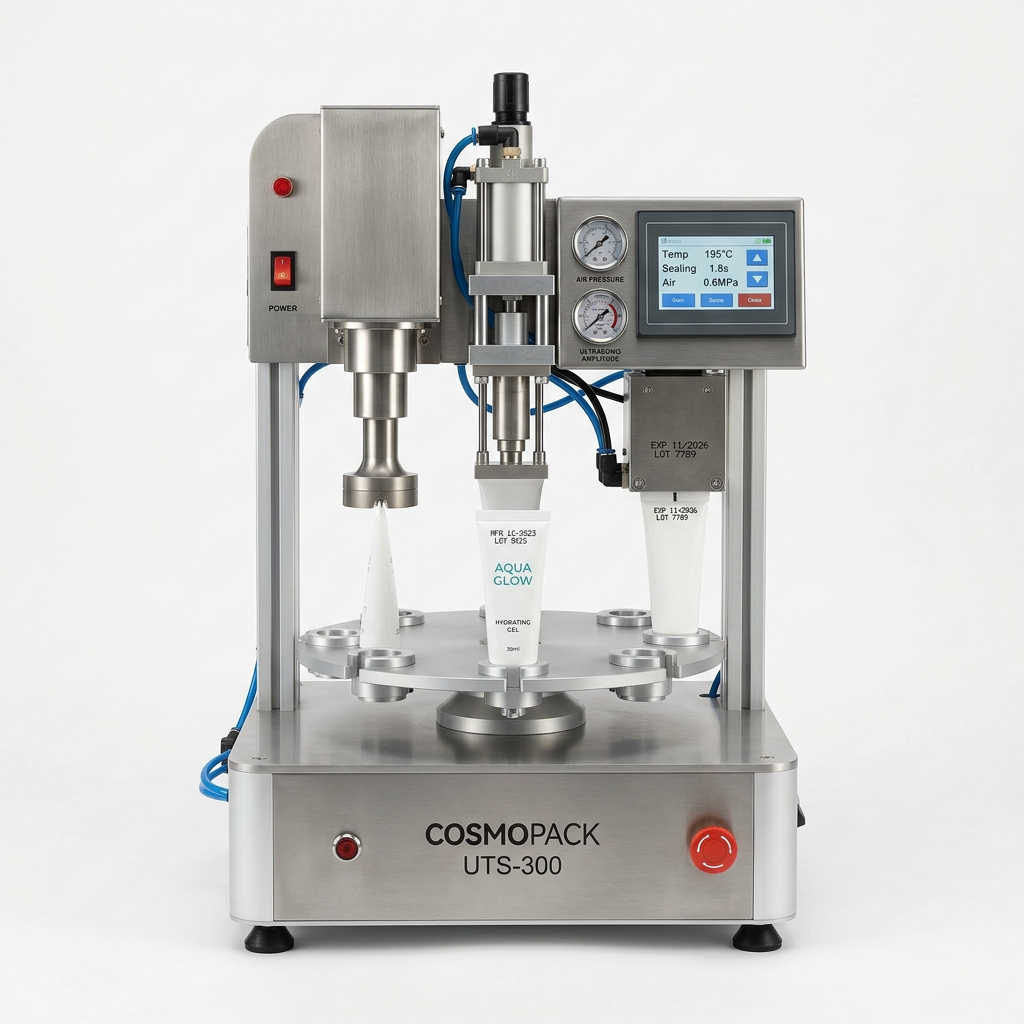 Semi-Automatic Ultrasonic Plastic Tube Sealing & Trimming Machine (UL-TS20)